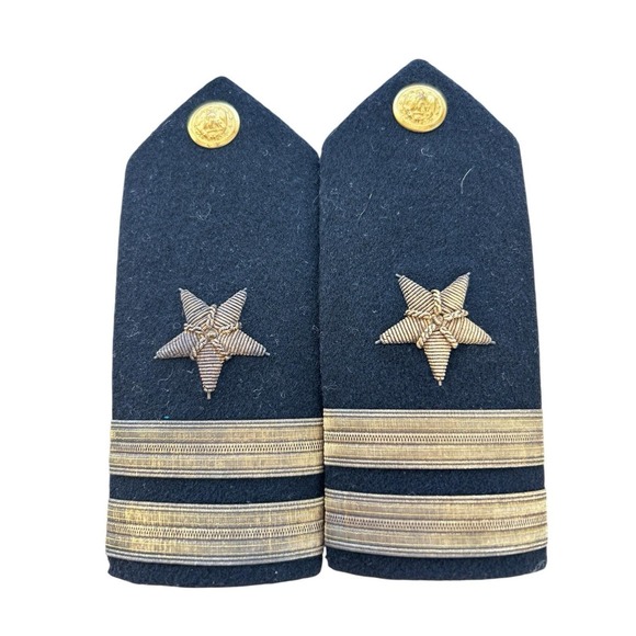 Vintage US Navy Lieutenant Commander Shoulder Boards Epaulettes O-4 WWII